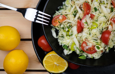 Lebanese cabbage salad