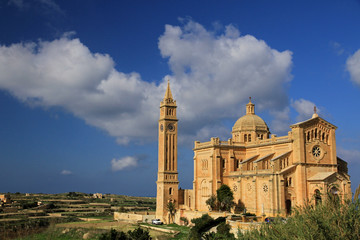 Obraz premium Basilica of the National Shrine of the Blessed Virgin of Ta' Pinu, Gozo, Malta