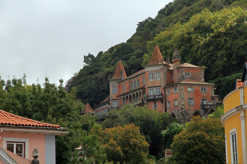 Fototapeta na wymiar Casa dos Penedos, Sintra, Portugal