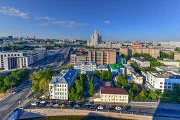 Naklejka premium Moscow Skyline - Russia