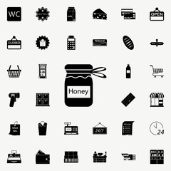 honey in the bank icon. market icons universal set for web and mobile