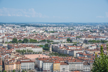 Fototapeta premium Vue de Lyon, France