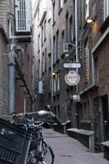 A bicycle in amsterdam street