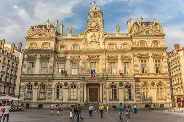 Fototapeta na wymiar Hôtel de Ville de Lyon