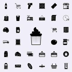 cake icon. market icons universal set for web and mobile