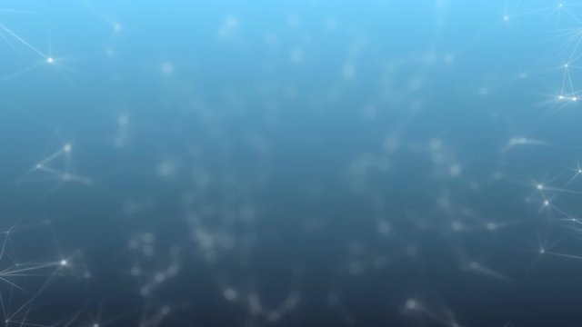 Web of links for text.Flying in a fantasy abstract science, technology and engineering motion background. Organic motion. Plexus stylish video composition. Depth of field settings. 3D rendering