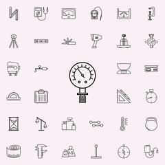 manometer icon. Measuring Instruments icons universal set for web and mobile