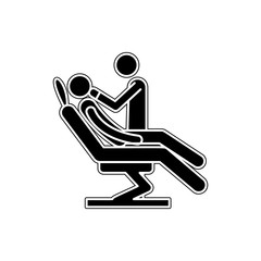 stomatology icon. Element of medicine for mobile concept and web apps icon. Glyph, flat icon for website design and development, app development