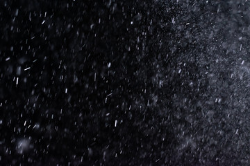 abstract splashes of water on a black background - Image