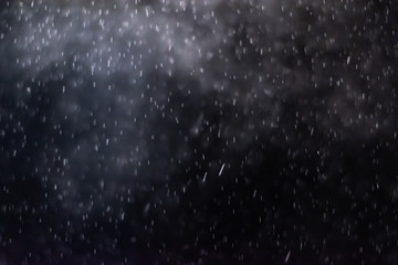 abstract splashes of water on a black background - Image