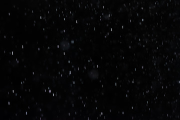 abstract splashes of water on a black background - Image