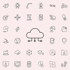 cloud computing icon. New Technologies icons universal set for web and mobile