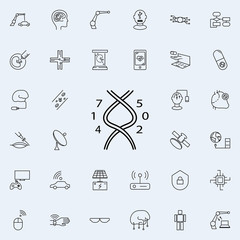 dna icon. New Technologies icons universal set for web and mobile