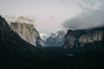 Foggy Yosemite Valley