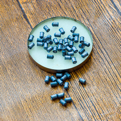 Lead bullets for pneumatic weapons. Bullets of caliber 4.5 mm