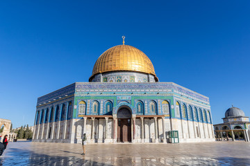 Obraz premium dome of the rock in jerusalem