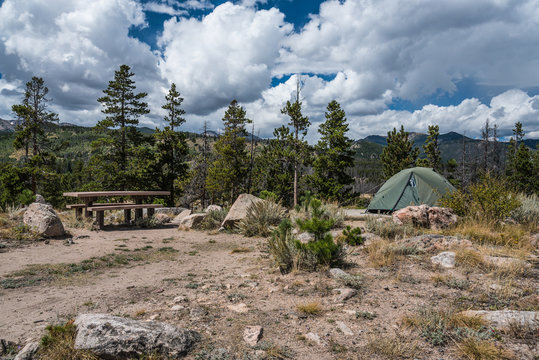 Glacier Basin Campground, Rocky Mountain National Park, Colorado, United States