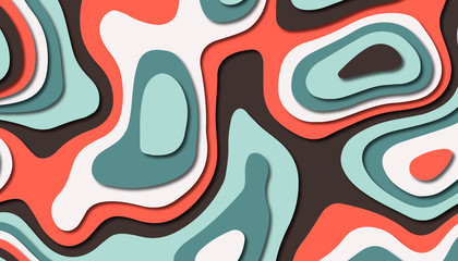 Abstract paper carve template background,for book cover.