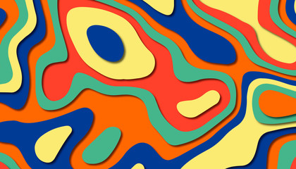 Abstract paper carve template background,for book cover.