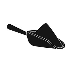 Isolated object of wheat and corn icon. Set of wheat and harvest vector icon for stock.