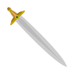 Vector design of sword  and dagger  symbol. Collection of sword  and weapon stock symbol for web.