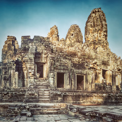 Fototapeta premium Bayon temple in Angkor Thom. Siem Reap. Cambodia
