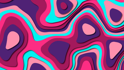 Fototapeta premium Abstract paper carve template background,for book cover.