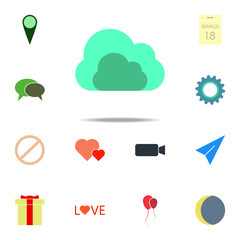cloud icon. color web icons universal set for web and mobile