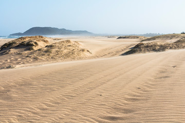 Fototapeta na wymiar Sand dunes of St. Lucia in South Africa