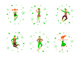 8592158 Cute cartoon leprechauns