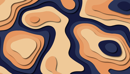 Abstract paper carve template background,for book cover.