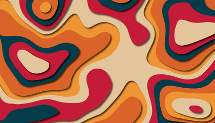 Abstract paper carve template background,for book cover.