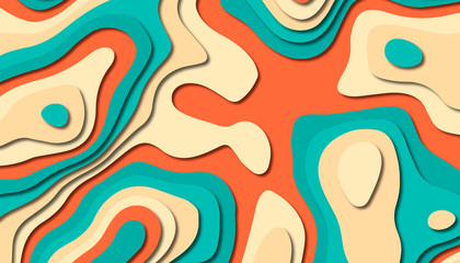 Abstract paper carve template background,for book cover.