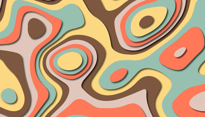 Abstract paper carve template background,for book cover.