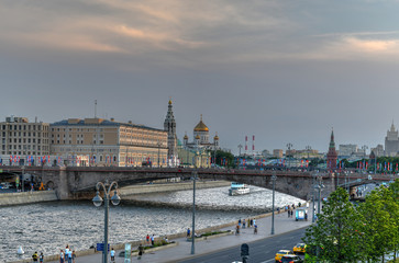 Fototapeta na wymiar Cathedral of Christ the Saviour - Moscow, Russia