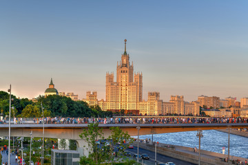 Obraz premium Kotelnicheskaya Embankment Building - Moscow, Russia