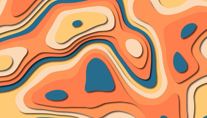 Abstract paper carve template background,for book cover.