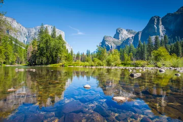 Fotobehang Yosemite National Park in de zomer, Californië, VS © JFL Photography