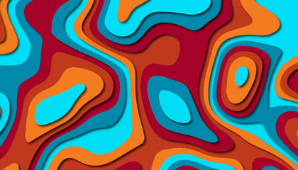 Abstract paper carve template background,for book cover.