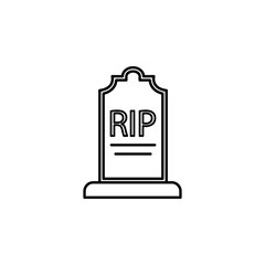 funeral, grave icon. Element of death icon for mobile concept and web apps. Detailed funeral, grave icon can be used for web and mobile
