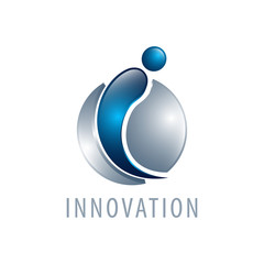 Innovation sphere. Initial letter i logo concept design. Symbol graphic template element