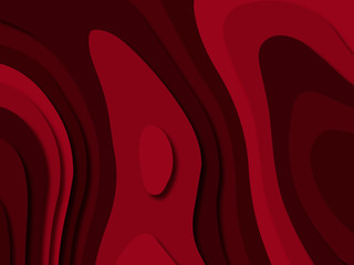 Fototapeta premium 3D abstract background with paper cut shapes.Abstract paper carve template background,for book cover.Paper cut background. Abstract realistic paper decoration for design