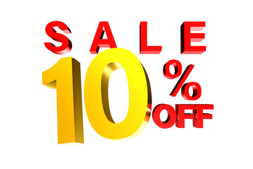Sale 10% 3D.