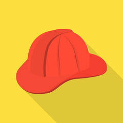Isolated object of headgear and napper icon. Collection of headgear and helmet stock symbol for web.