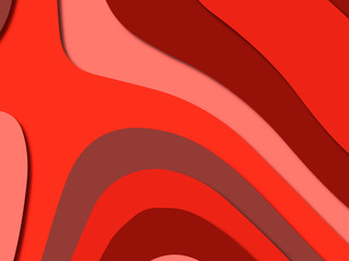 3D abstract background with paper cut shapes.Abstract paper carve template background,for book cover.Paper cut background. Abstract realistic paper decoration for design