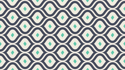 Seamless pattern geometric. Delicate beautiful ornament. Geometric fashion fabric print. 
Seamless vector pattern.