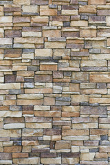 Abstract stone tile texture brick wall background.