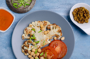 Roast cauliflower steak