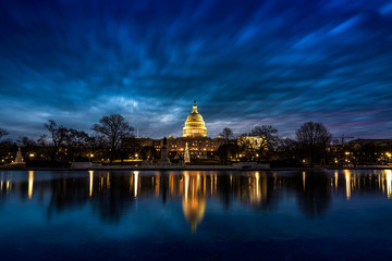 Blue Hour US Capitol - 244453423