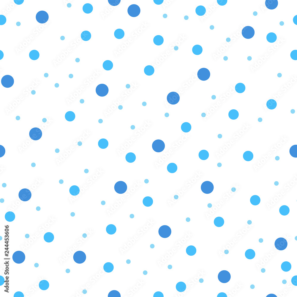 Poster blue dots on a white background pattern. abstract geometric modern background. vector illustration. 
